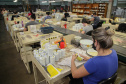  Uma das mais tradicionais indústrias da cidade é a Schimidt. A empresa, fundada em 1945, tem uma fábrica operando desde 1953 e hoje é uma das marcas de louças de mesa mais tradicionais do Brasil.. Foto: Ari Dias/AEN.