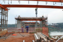 As obras da Ponte da Integração, em Foz do Iguaçu, no Oeste do Estado, atingiram 34% no final de setembro. O projeto é uma parceria entre a usina, o Governo do Estado e o governo federal. A gestão da obra é feita pela Secretaria da Infraestrutura e Logística do Paraná