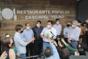 Na inauguração do Restaurante Popular Tiago de Amorim Novaes, nesta quinta-feira (29), o governador Carlos Massa Ratinho Junior destacou que o Estado tem como meta disponibilizar alimentação adequada e balanceada às populações vulneráveis, auxiliando no combate à insegurança alimentar, e que esse novo espaço será fundamental para auxiliar os cascavelenses mais humildes no pós-pandemia.