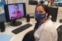 Para encerrar as atividades alusivas ao Outubro Rosa, as funcionárias da Portos do Paraná participaram nesta quinta-feira (29) de uma palestra sobre o câncer de mama. O encontro online reuniu colaboradoras e estagiárias da empresa pública para conversar sobre o tema com a diretora-geral do Instituto Peito Aberto, Fabiana Parro. Foto: Portos do Paraná