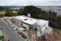 Construcao da Delegacia Cidada de Colombo. A delegacia cidadã é um novo modelo de atendimento em delegacias no Paraná, com espaços específicos e reservados para separar vítimas de agressores e possibilidade de auxílio de assistentes sociais e psicólogos, quando necessário. Colombo - 02/09/2020 - Foto: Geraldo Bubniak/AEN