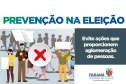 Todos devem cumprir medidas sanitárias durante a campanha eleitoral. Imagem:SESA