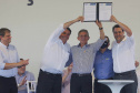 
O governador Carlos Massa Ratinho Junior participou nesta sexta-feira (06), ao lado presidente da República Jair Bolsonaro, da inauguração da Pequena Central Hidrelétrica (PCH) Bedim, em Renascença, na Região Sudoeste
