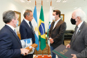 Governador apresenta corredor bioceânico a embaixador da Argentina
Foto: Rodrigo Felix Leal