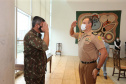 O governador em exercicio Darci Piana entrega nesta quarta-feira (11) a Medalha do Merito da Casa Militar ao lado do  Chefe da Casa Militar Tenente-Coronel Welby Pereira Sales para o Secretário da Segurança Pública do Paraná, coronel Romulo Marinho Soares, Presidente do Tribunal de Justiça, desembargador Adalberto Jorge Xisto Pereira e para o comandante da 5ª Divisão do Exército Brasileiro, general Carlos José Russo Assumpção Penteado.   Curitiba, 27/08/2020 -  Foto: Geraldo Bubniak/AEN