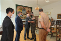 O governador em exercicio Darci Piana entrega nesta quarta-feira (11) a Medalha do Merito da Casa Militar ao lado do  Chefe da Casa Militar Tenente-Coronel Welby Pereira Sales para o Secretário da Segurança Pública do Paraná, coronel Romulo Marinho Soares, Presidente do Tribunal de Justiça, desembargador Adalberto Jorge Xisto Pereira e para o comandante da 5ª Divisão do Exército Brasileiro, general Carlos José Russo Assumpção Penteado.   Curitiba, 27/08/2020 -  Foto: Geraldo Bubniak/AEN