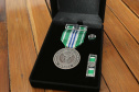 O governador em exercicio Darci Piana entrega nesta quarta-feira (11) a Medalha do Merito da Casa Militar ao lado do  Chefe da Casa Militar Tenente-Coronel Welby Pereira Sales para o Secretário da Segurança Pública do Paraná, coronel Romulo Marinho Soares, Presidente do Tribunal de Justiça, desembargador Adalberto Jorge Xisto Pereira e para o comandante da 5ª Divisão do Exército Brasileiro, general Carlos José Russo Assumpção Penteado.   Curitiba, 27/08/2020 -  Foto: Geraldo Bubniak/AEN