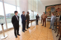 O governador em exercicio Darci Piana entrega nesta quarta-feira (11) a Medalha do Merito da Casa Militar ao lado do  Chefe da Casa Militar Tenente-Coronel Welby Pereira Sales para o Secretário da Segurança Pública do Paraná, coronel Romulo Marinho Soares, Presidente do Tribunal de Justiça, desembargador Adalberto Jorge Xisto Pereira e para o comandante da 5ª Divisão do Exército Brasileiro, general Carlos José Russo Assumpção Penteado.   Curitiba, 27/08/2020 -  Foto: Geraldo Bubniak/AEN