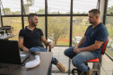 FEITO NO PARANA  - Diretores Luís Danilo de Oliveira e Marcos Adriano Carvalho da Ponce Equipamentos. Empresa que desenvolve equipamentos para a área da saúde na cidade de Campo Mourao. 08/10/2020 - Foto: Geraldo Bubniak/AEN