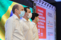 O governador Carlos Massa Ratinho Junior e o presidente da Copel, Daniel Pimentel Slaviero, apresentam nesta quarta-feira (18), em Palotina, no Oeste do Estado, uma chamada pública para a contratação de energia proveniente de autogeradores, na CVale em Palotina.Palotina, 18/11/2020 - Foto: Geraldo Bubniak/AEN