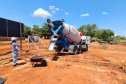 Avançam as obras de moradias populares em Itaguajé e Flórida. Foto: Cohapar