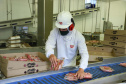 Com sede em Castro, a Alegra abate 3200 suínos por dia e produz cerca de 140 toneladas de produtos diariamente, o que leva a uma média mensal de 3300 toneladas de carnes industrializadas por mês.
