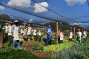 Cultivar Energia doa materiais para horta em Maringá. Foto: Copel