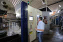 FEITO NO PARANA - Coamo cooperativa agro-industrial , a maior cooperativa da América Latina, com sede em Campo Mourão. Tem na linha alimentícia as marcas Primê, Sollus, Dualis e Anniela produz óleo de soja refinado, café torrado e moído, margarinas, farinha de trigo e gordura vegetal hidrogenada. 09/10/2020 - Foto: Geraldo Bubniak/AEN