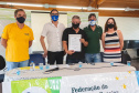 A Superintendência estadual do Esporte e a Federação do Desporto Escolar do Paraná assinaram nesta quarta-feira (25) um termo de cooperação que irá potencializar o esporte escolar do Estado.
Foto: Superintendência do Esporte