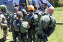 Atividades são promovidas regularmente para que os profissionais estejam prontos para dar suporte às equipes da PM e do Corpo de Bombeiros em operações, radiopatrulhamento aéreo, resgates e remoções aeromédicas.
Foto: SESP