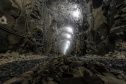 Francisco Beltrão -18-11-2020 -  Obras do Túnel que terá 1.200 metros de extensão e vai levar todo o excesso de água do rio Urutago, que passa dentro do Parque de Exposições Jayme Canet Júnior, até o rio Marrecas - Foto: Jonathan Campos/ AEN