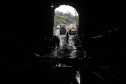 Francisco Beltrão -18-11-2020 -  Obras do Túnel que terá 1.200 metros de extensão e vai levar todo o excesso de água do rio Urutago, que passa dentro do Parque de Exposições Jayme Canet Júnior, até o rio Marrecas - Foto: Jonathan Campos/ AEN