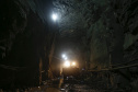 Francisco Beltrão -18-11-2020 -  Obras do Túnel que terá 1.200 metros de extensão e vai levar todo o excesso de água do rio Urutago, que passa dentro do Parque de Exposições Jayme Canet Júnior, até o rio Marrecas - Foto: Jonathan Campos/ AEN