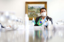 O governador Carlos Massa Ratinho Junior recebeu nesta terça-feira (8), no Palácio Iguaçu, em Curitiba, o governador da província argentina de Tucumán, Juan Luis Manzur. Foto: Jonathan Campos/AEN