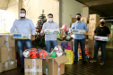 Mais de 1,5 mil brinquedos arrecadados pela Segurança Pública são entregues ao projeto Natal Voluntário. Foto:SESP