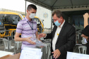 O governador Carlos Massa Ratinho Junior realiza nesta terca-feira (15), a entrega 45 Ônibus Rural Escolar acompanhado do ministro da Educação, Milton Ribeiro e do secretario de Educacao Renato Feder. Curitiba, 15/11/2020. Foto: Geraldo Bubniak/AEN