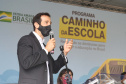 O governador Carlos Massa Ratinho Junior realiza nesta terca-feira (15), a entrega 45 Ônibus Rural Escolar acompanhado do ministro da Educação, Milton Ribeiro e do secretario de Educacao Renato Feder. Curitiba, 15/11/2020. Foto: Geraldo Bubniak/AEN