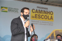 O governador Carlos Massa Ratinho Junior realiza nesta terca-feira (15), a entrega 45 Ônibus Rural Escolar acompanhado do ministro da Educação, Milton Ribeiro e do secretario de Educacao Renato Feder. Curitiba, 15/11/2020. Foto: Geraldo Bubniak/AEN
