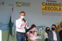 O governador Carlos Massa Ratinho Junior realiza nesta terca-feira (15), a entrega 45 Ônibus Rural Escolar acompanhado do ministro da Educação, Milton Ribeiro e do secretario de Educacao Renato Feder. Na foto, o deputado Toninho Wandscheer.Curitiba, 15/11/2020. Foto: Geraldo Bubniak/AEN