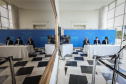 O governador Carlos Massa Ratinho Junior participa  nesta terca-feira (15), de coletiva de imprensa   para esclarecer dúvidas sobre o retorno presencial das aulas na Rede Pública de Ensino do Paraná,  acompanhado do ministro da Educação, Milton Ribeiro e do secretario de Educacao Renato Feder. Curitiba, 15/11/2020. Foto: Geraldo Bubniak/AEN