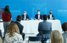 Paraná vai começar em 18 de fevereiro em formato híbrido. 
A confirmação do calendário escolar foi feita pelo governador Carlos Massa Ratinho Junior durante entrevista coletiva, nesta terça-feira (15), no Palácio Iguaçu.