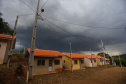 As 20 casas populares do conjunto habitacional erguido no bairro Jardim Planalto em Guaraniaçu, na região Oeste do Estado, serão entregues no começo de 2021. O empreendimento é uma parceria do Governo do Paraná, da Itaipu Binacional e da prefeitura do município e recebeu investimento de R$ 1.035.744,30. Ele se soma a projetos similares que estão em andamento em outros 15 municípios. - 02-12-2020 -  Foto: Jonathan Campos/ AEN