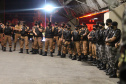 A estratégia de presença ostensiva e maciça da Polícia Militar nas ruas resultou na redução dos principais índices criminais durante os 15 primeiros dias do Verão Consciente 2020/2021 no Litoral.   -  Foto: Divulgação PMPR