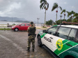 A estratégia de presença ostensiva e maciça da Polícia Militar nas ruas resultou na redução dos principais índices criminais durante os 15 primeiros dias do Verão Consciente 2020/2021 no Litoral.   -  Foto: Divulgação PMPR
