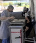Sesa instala segundo posto de coleta para exame Cov id-19 em sistema drive-thru. Foto:SESA