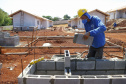 Condomínio do Idoso de Foz do Iguaçu tem 80% das obras executadas. Foto: Jonathan Campos/ AEN