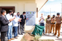 Um investimento do Governo do Estado vai reforçar a segurança do distrito de Entre Rios, área rural de Guarapuava, na região Central do Paraná. Nesta segunda-feira (11), o governador Carlos Massa Ratinho Junior esteve na localidade para a inauguração da nova sede Destacamento da Polícia Militar instalada no distrito.  Entre Rios, Guarapuava, 11/01/2021  -  Foto: Rodrigo Félix Leal
