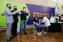 Etapa inicial de vacinação contra a Covid-19.
