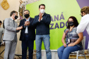 Etapa inicial de vacinação contra a Covid-19.
