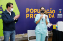 Etapa inicial de vacinação contra a Covid-19.