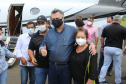 Dsitribuicao  das vacinas contra a Covid-19 no Aeroporto de Maringa com o Secretario de Estado da Saude, Beto Preto n-  19/01/2021 - Foto: Geraldo Bubniak/AEN