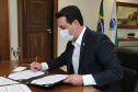 Investimento foi anunciado em solenidade com governador Carlos Massa Ratinho Junior. São R$ 370 milhões em Ponta Grossa, na unidade mais moderna da empresa no País. Há investimento de R$ 15 milhões na fábrica de refrigerantes em Almirante Tamandaré.Foto: Geraldo Bubniak/AEN