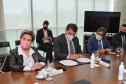 Investimento foi anunciado em solenidade com governador Carlos Massa Ratinho Junior. São R$ 370 milhões em Ponta Grossa, na unidade mais moderna da empresa no País. Há investimento de R$ 15 milhões na fábrica de refrigerantes em Almirante Tamandaré.Foto: Geraldo Bubniak/AEN