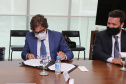 Investimento foi anunciado em solenidade com governador Carlos Massa Ratinho Junior. São R$ 370 milhões em Ponta Grossa, na unidade mais moderna da empresa no País. Há investimento de R$ 15 milhões na fábrica de refrigerantes em Almirante Tamandaré.Foto: Geraldo Bubniak/AEN