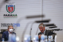 O secretário nacional de Habitação, Alfredo Santos, e o governador Carlos Massa Ratinho Junior conversaram em Curitiba nesta segunda-feira (25) sobre as perspectivas de novos investimentos para o Paraná. Eles fizeram apresentações sobre as políticas públicas dos executivos federal e estadual para o setor a um público virtual formado por dezenas de prefeitos e gestores públicos do Estado, via videoconferência.