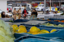 Permissionários atacadistas da Ceasa Curitiba fazem doação 25 toneladas de alimentos para entidades beneficentes de Curitiba e Região Metropolitana, além de famílias atingidas pelas chuvas em Irati, na região Centro-Sul do Estado. - Curitiba, 29/01/2021  - Foto: Gilson Abreu/AEN