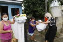 Vítimas da chuva recebem 25 toneladas de alimentos do Ceasa Paraná . IRATI.

Foto: Gilson Abreu/AEN