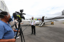 O secretário de Estado da Saude Beto Preto  entrega  novo lote da vacina contra o coronavírus nesta sexta-feira (29). São atendidas sete regionais com 19,6 mil doses. 29/01/2021 -  Foto: Geraldo Bubniak/AEN