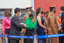 O governador Carlos Massa Ratinho Junior participou nesta sexta-feira (29) da troca do comando-geral do Corpo de Bombeiros do Paraná. Depois de dois anos como comandante, o coronel Samuel Prestes dá lugar ao coronel Gerson Gross, que até então respondia pelo comando da Academia Policial Militar do Guatupê. - Curitiba, 29/01/2021 - Foto: Valdelino Alves Pontes