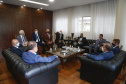 O governador Carlos Massa Ratinho Junior participou nesta segunda-feira (1º) da posse da nova Mesa Diretora da Assembleia Legislativa do Paraná para o biênio 2021/2022. Será a 19ª Legislatura da Casa e a quarta presidência consecutiva do deputado estadual Ademar Traiano.
Foto:Jonathan Campos/AEN